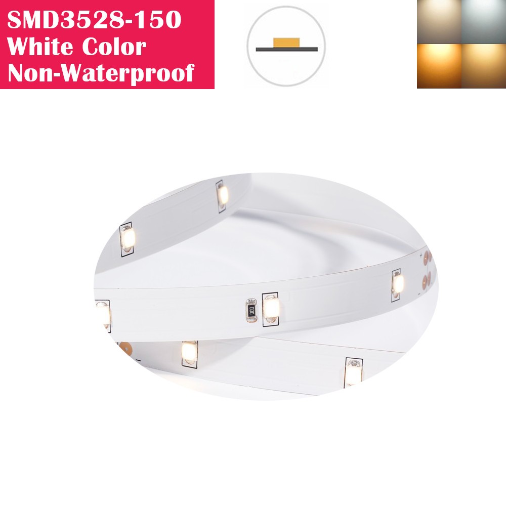 5 Meters SMD3528/SMD2835 (0.1W) Non-waterproof 150LEDs Flexible LED Strip Lights